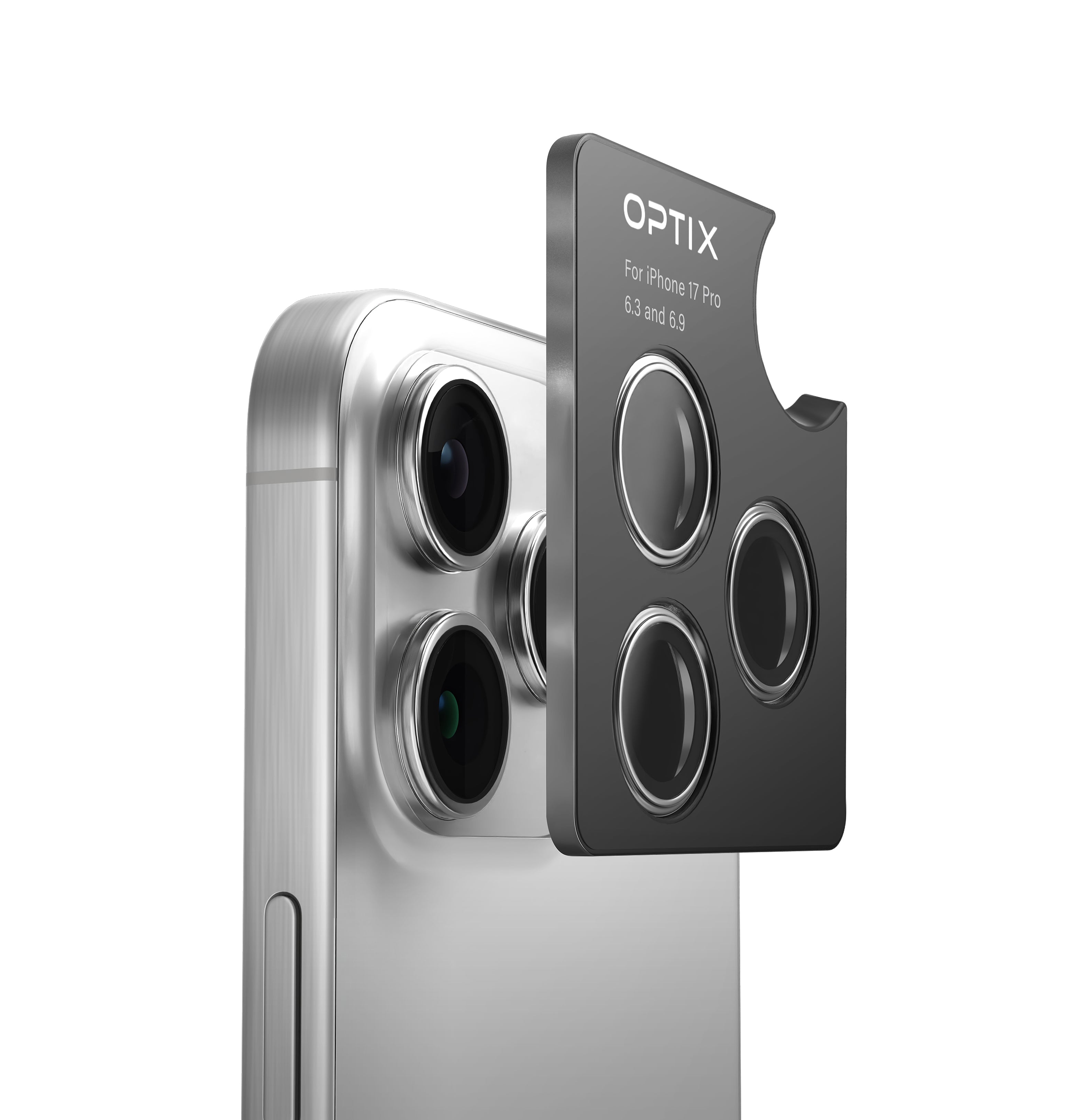 OPTIX 鋁合金鏡頭保護貼 iPhone 17 系列