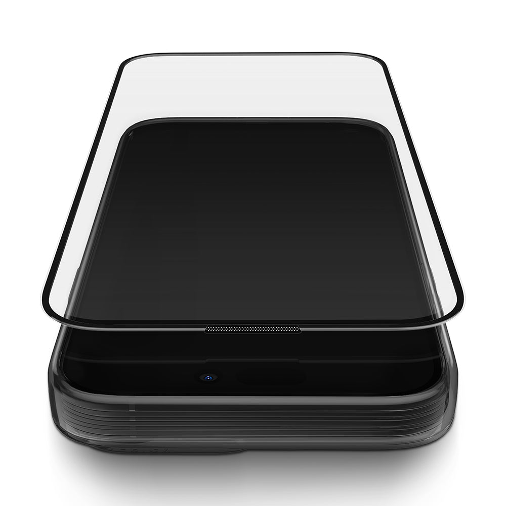 OPTIX 滿版高清透9H玻璃保護貼 黑邊透明 iPhone 15 系列