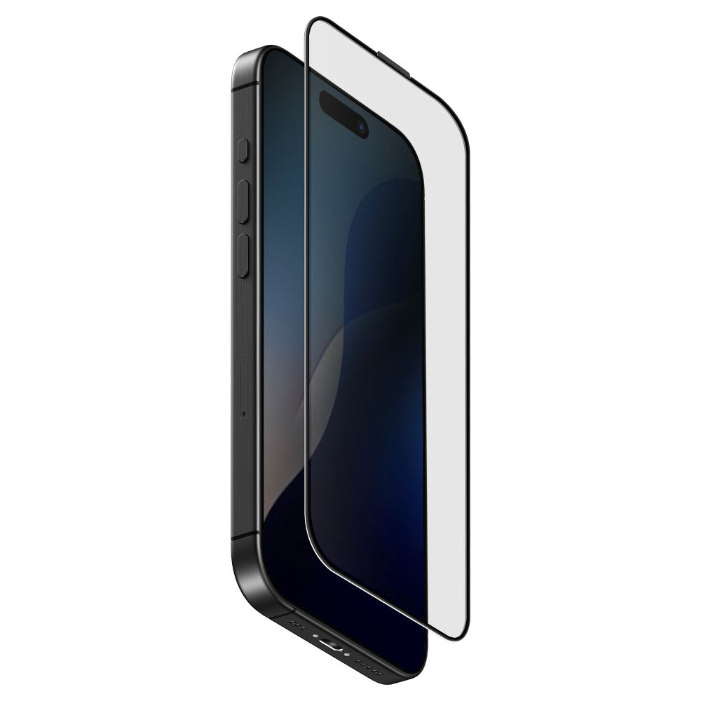 OPTIX Vivid 滿版高清透9H玻璃保護貼 黑邊透明 iPhone 16 系列