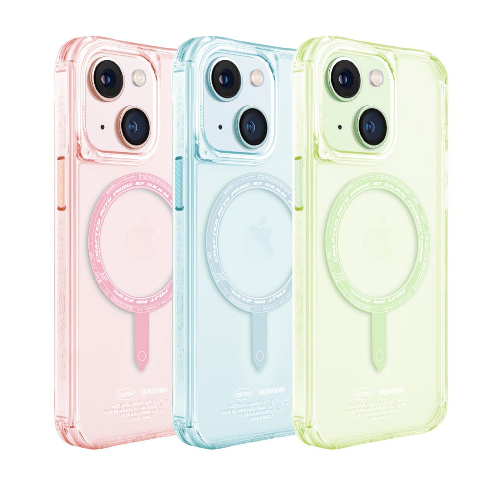 Saido 低調風格磁吸防摔手機殼 附掛繩環 iPhone 15