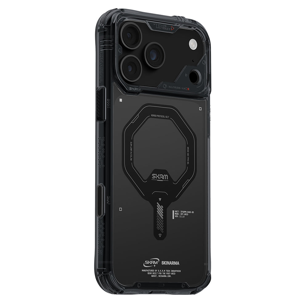 Saido 低調風格磁吸防摔手機殼 附掛扣 iPhone 18 系列