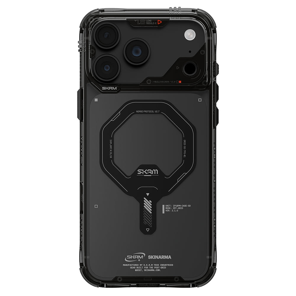 Saido 低調風格磁吸防摔手機殼 附掛扣 iPhone 18 系列