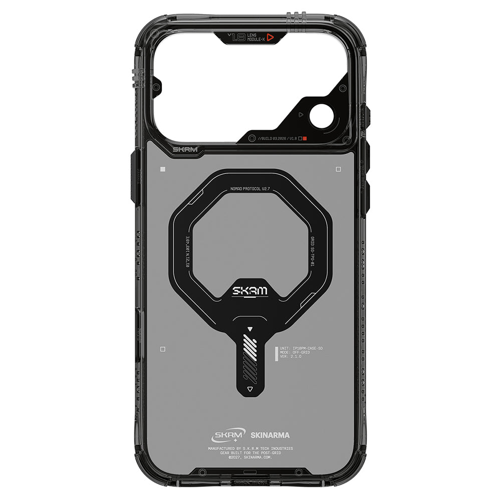 Saido 低調風格磁吸防摔手機殼 附掛扣 iPhone 18 系列