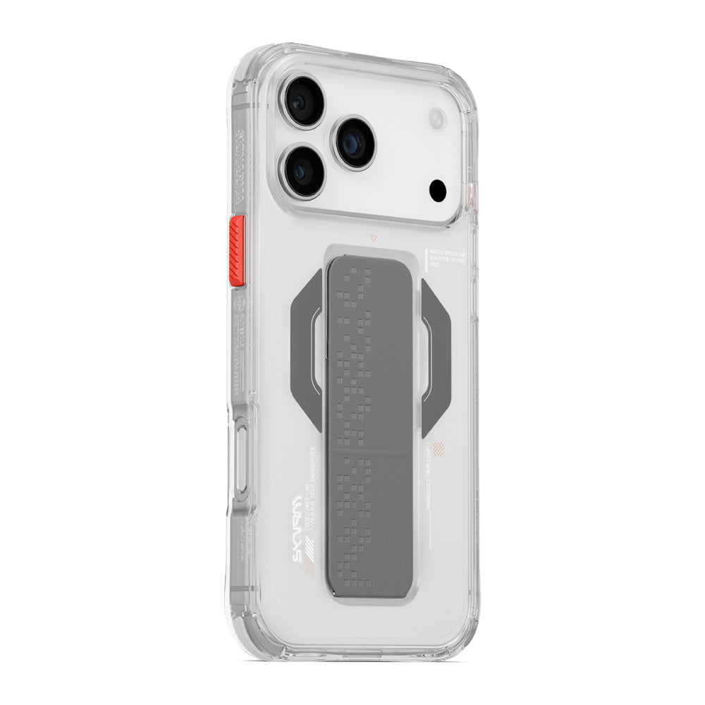 Haxa 黑色巨牆磁吸支架防摔手機殼  iPhone 17 Pro / Pro Max