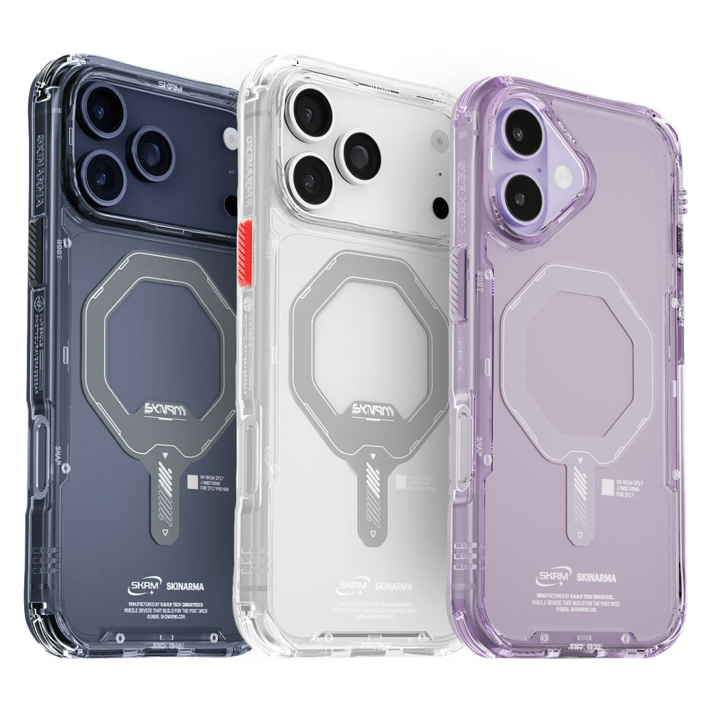Saido 低調風格磁吸防摔手機殼 附掛繩環 iPhone 17 系列