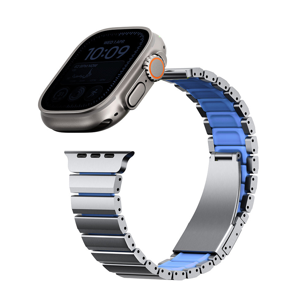 UNIQ 新加坡 Strova Flex Apple Watch 不鏽鋼調節錶帶 ｜亞瑟3C生活