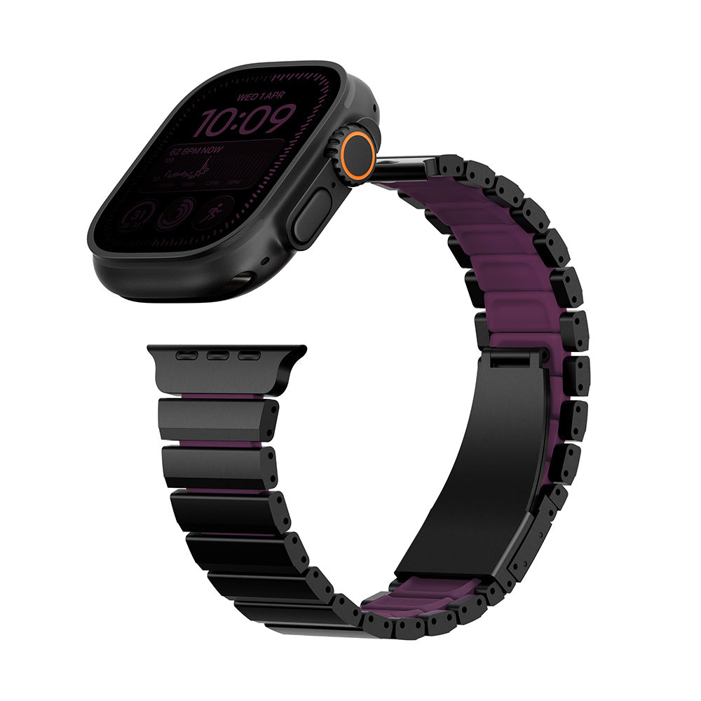 UNIQ 新加坡 Strova Flex Apple Watch 不鏽鋼調節錶帶 ｜亞瑟3C生活