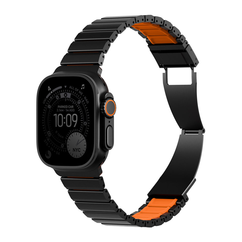 UNIQ 新加坡 Strova Flex Apple Watch 不鏽鋼調節錶帶