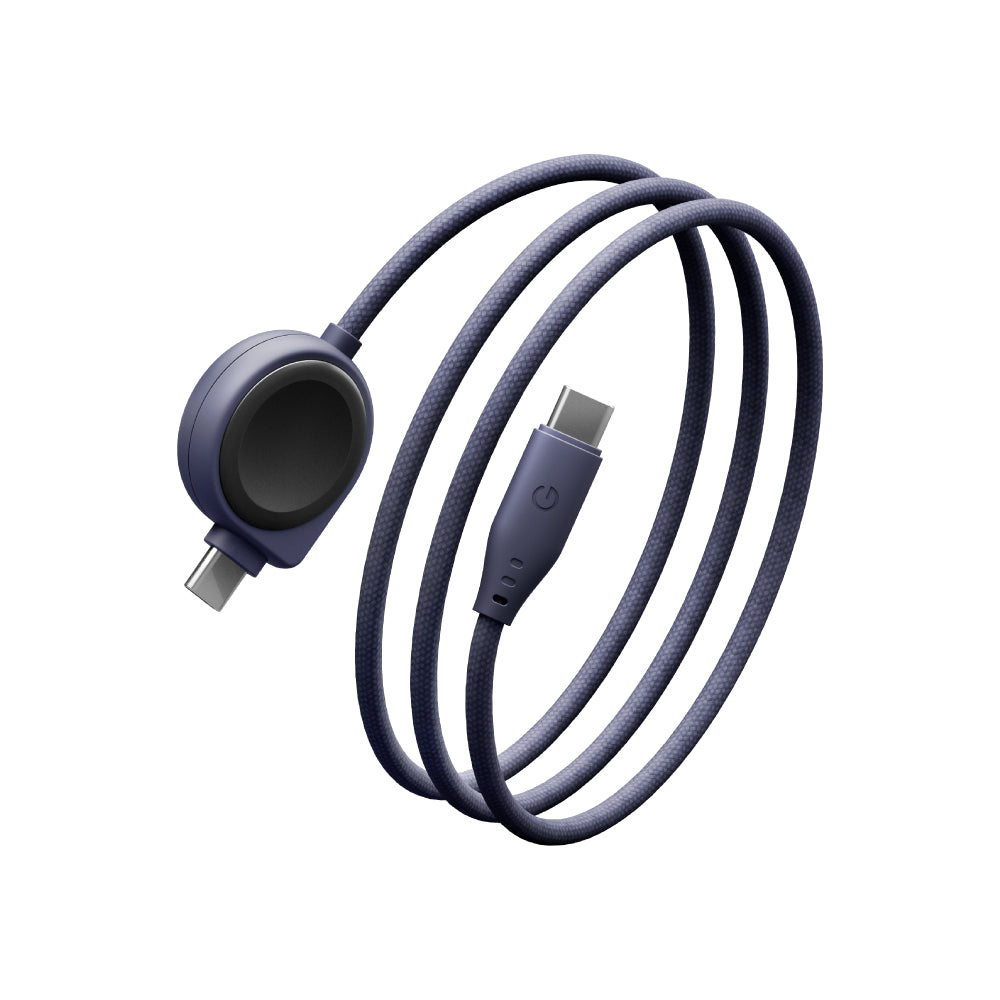 ENERGEA 新加坡 Flow Duo USB-C to USB-C+Samsung Watch 二合一手錶充電線 1.5M
