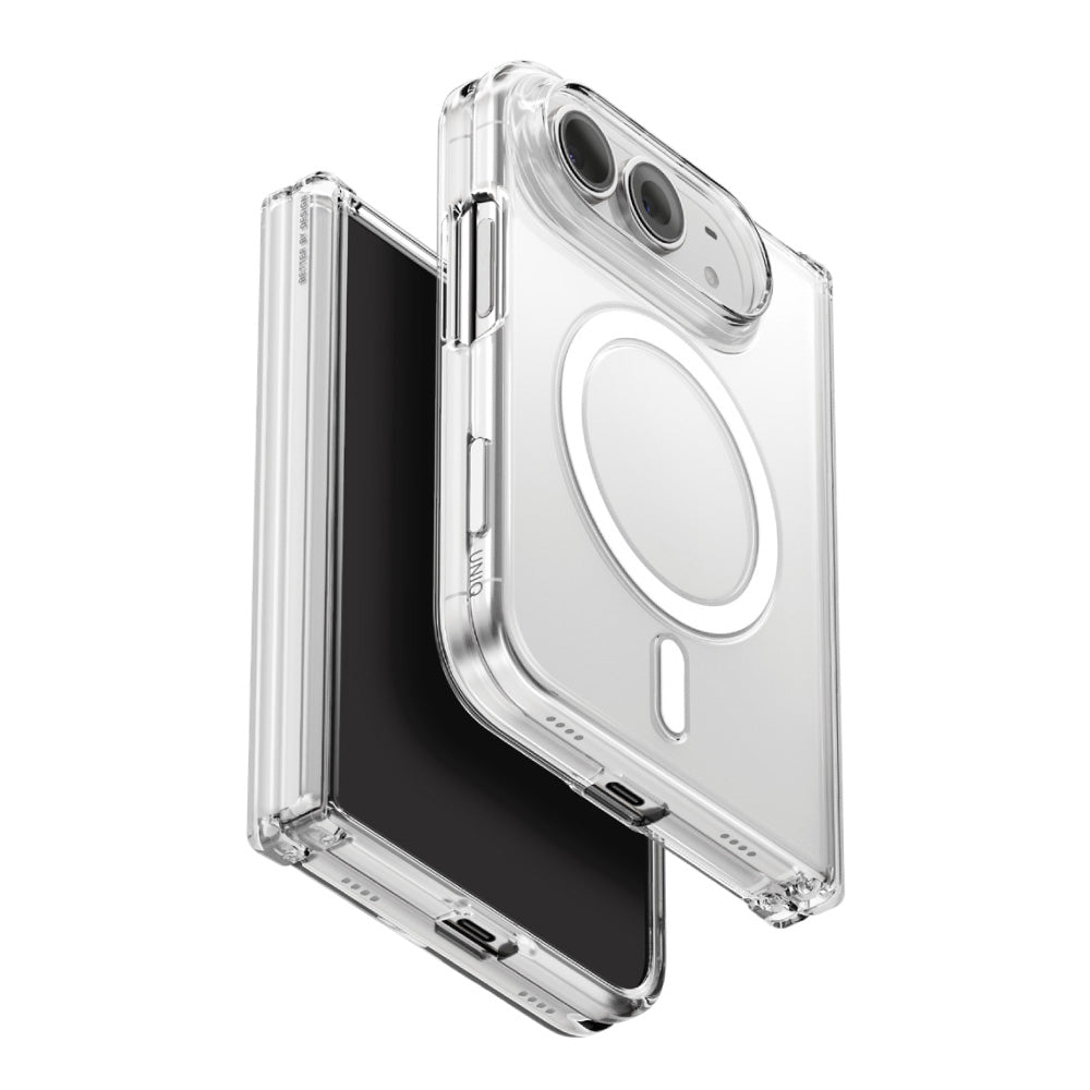 UNIQ 新加坡 AirSuit Magclick 輕薄抗黃磁吸手機保護殼/手機殼 iPhone Duo | 預購10月下旬 ｜亞瑟3C生活