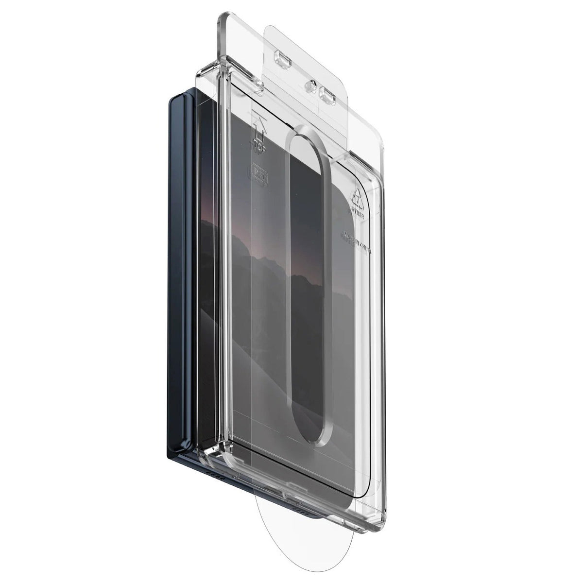UNIQ 新加坡 OPTIX SwiftFit Vivid 外螢幕快貼防彈級鋼化玻璃保護貼 iPhone Duo| 預購11月上旬 ｜亞瑟3C生活