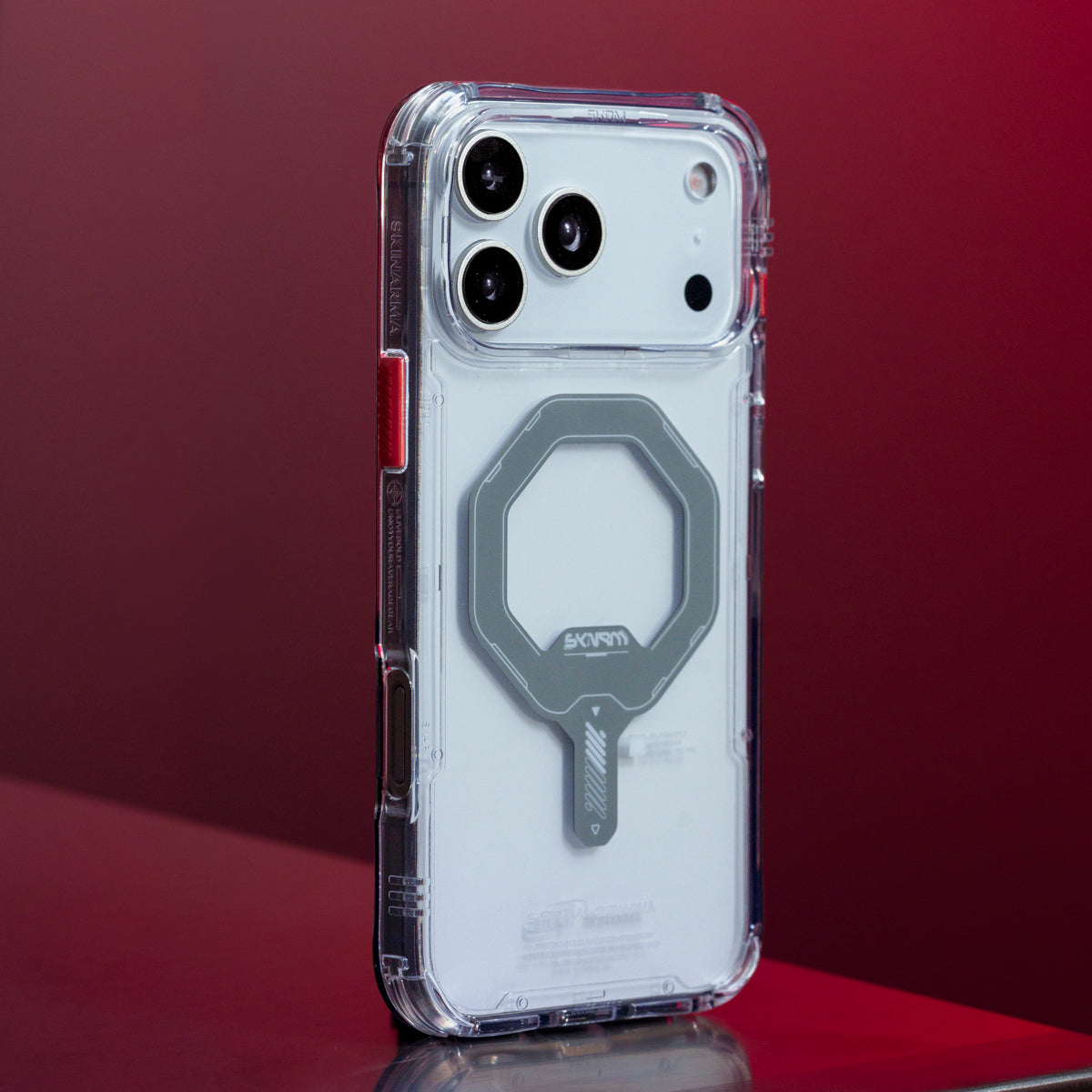 Saido 低調風格磁吸防摔手機殼 附掛繩環 iPhone 17 系列