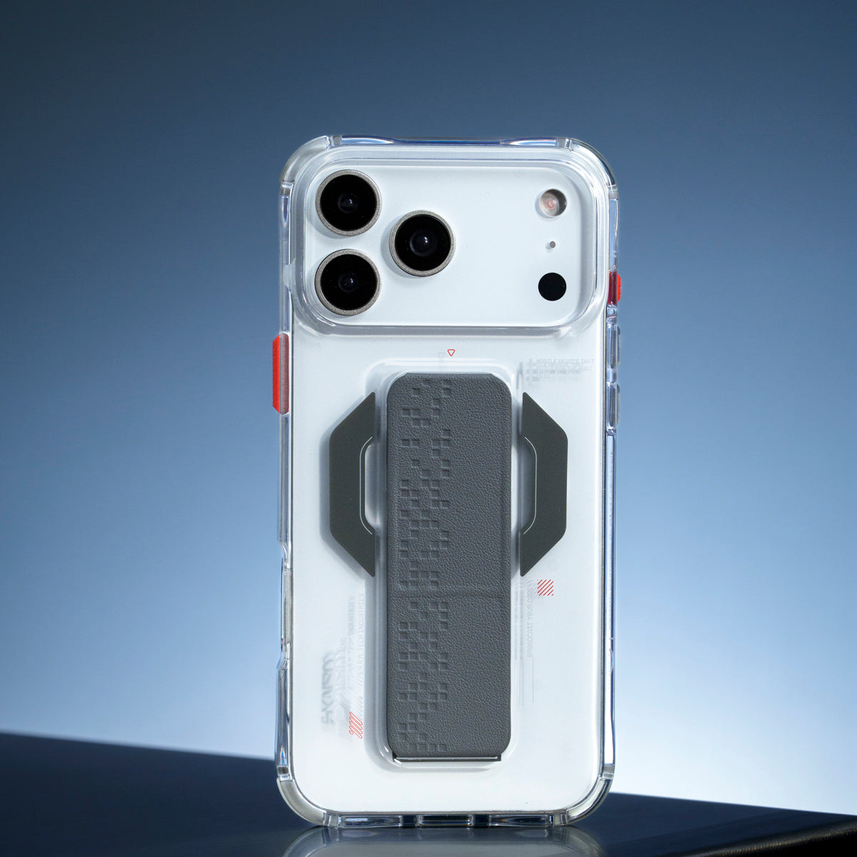Haxa 黑色巨牆磁吸支架防摔手機殼  iPhone 17 Pro / Pro Max
