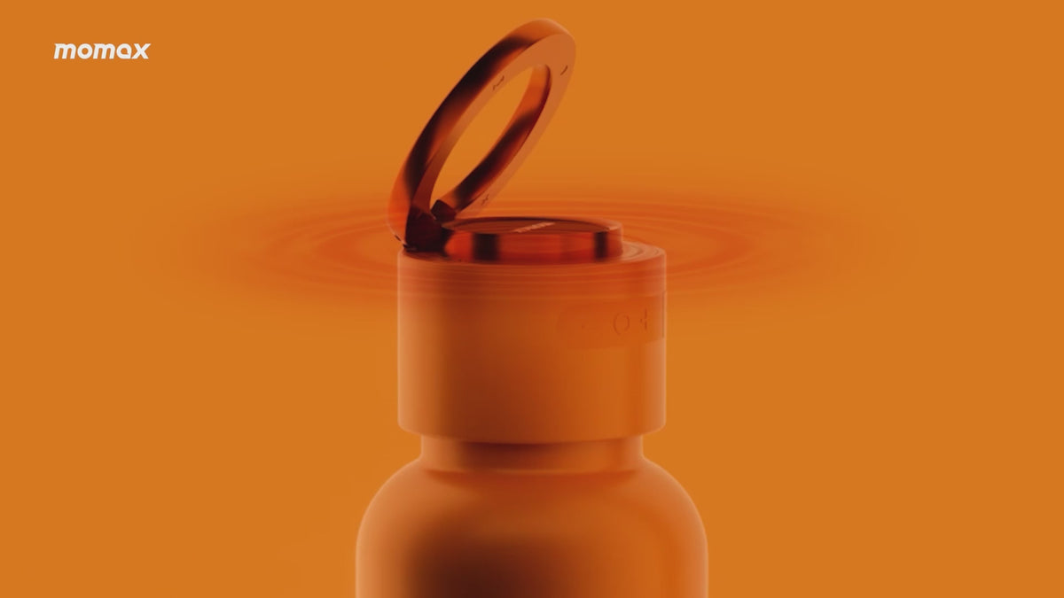 載入影片：Momax 摩米士 1-Vibe Bottle 磁吸音樂水瓶 750ml｜亞瑟3C生活