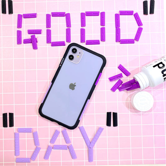 NMDer 抗汙防摔手機殼 黑好日紫 iPhone 11 系列