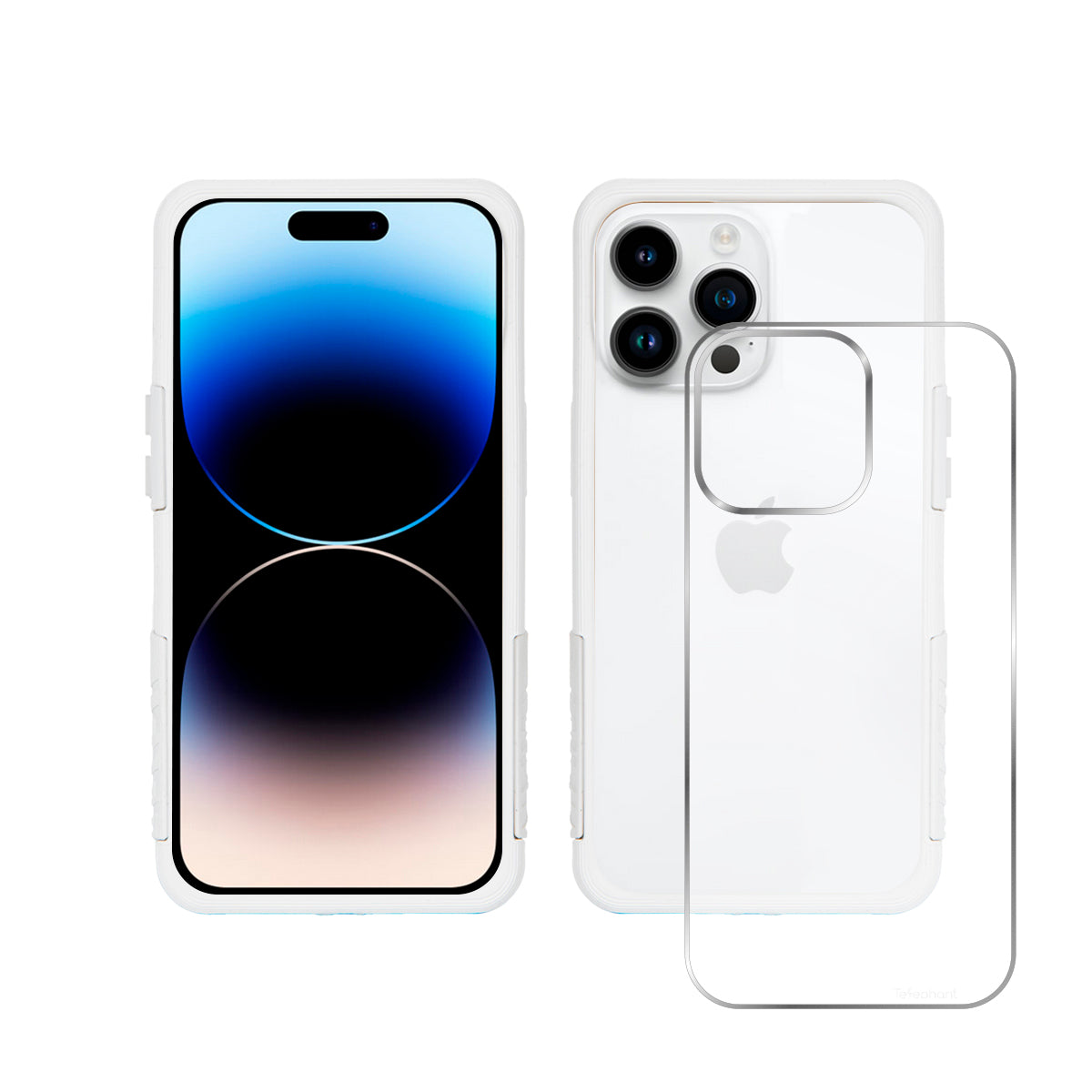 EPI 水波紋抗污防摔手機殼 純白 iPhone 14 系列