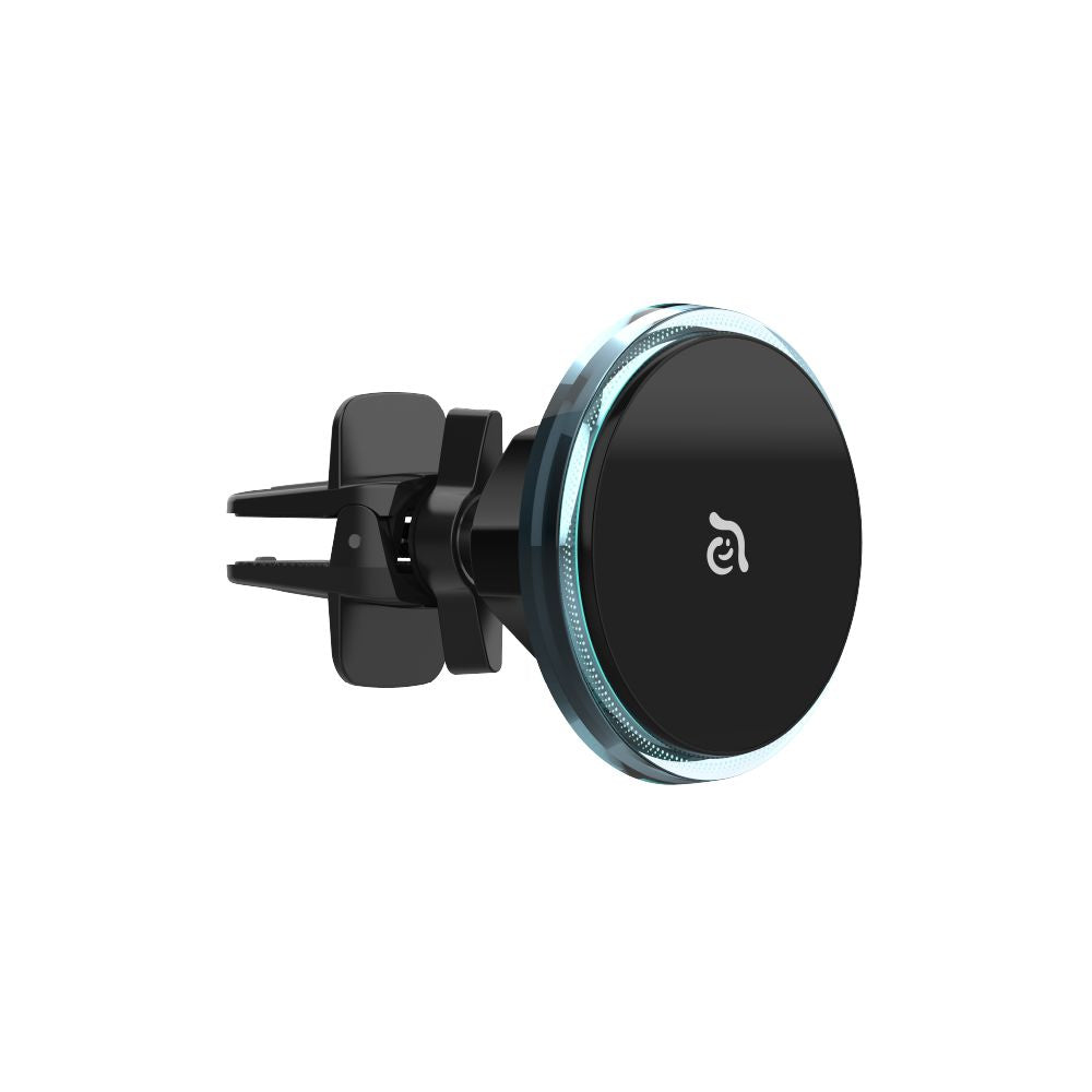 ADAM 亞果元素 OMNIA CX1 LED 炫光藍車用磁吸充電器 ｜亞瑟3C生活