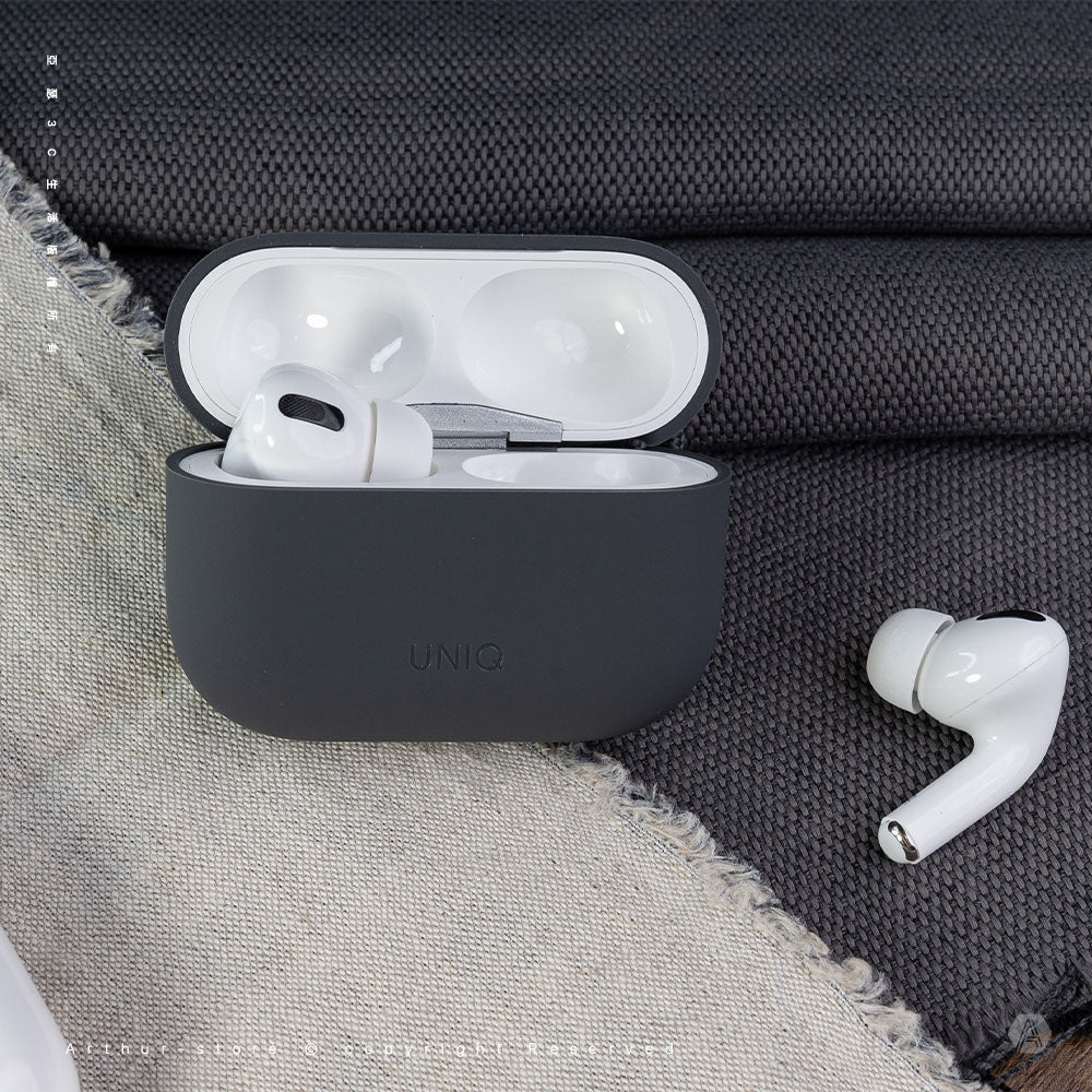 Lino 素色簡約液態矽膠藍牙耳機保護套(附掛繩) AirPods Pro 第2代