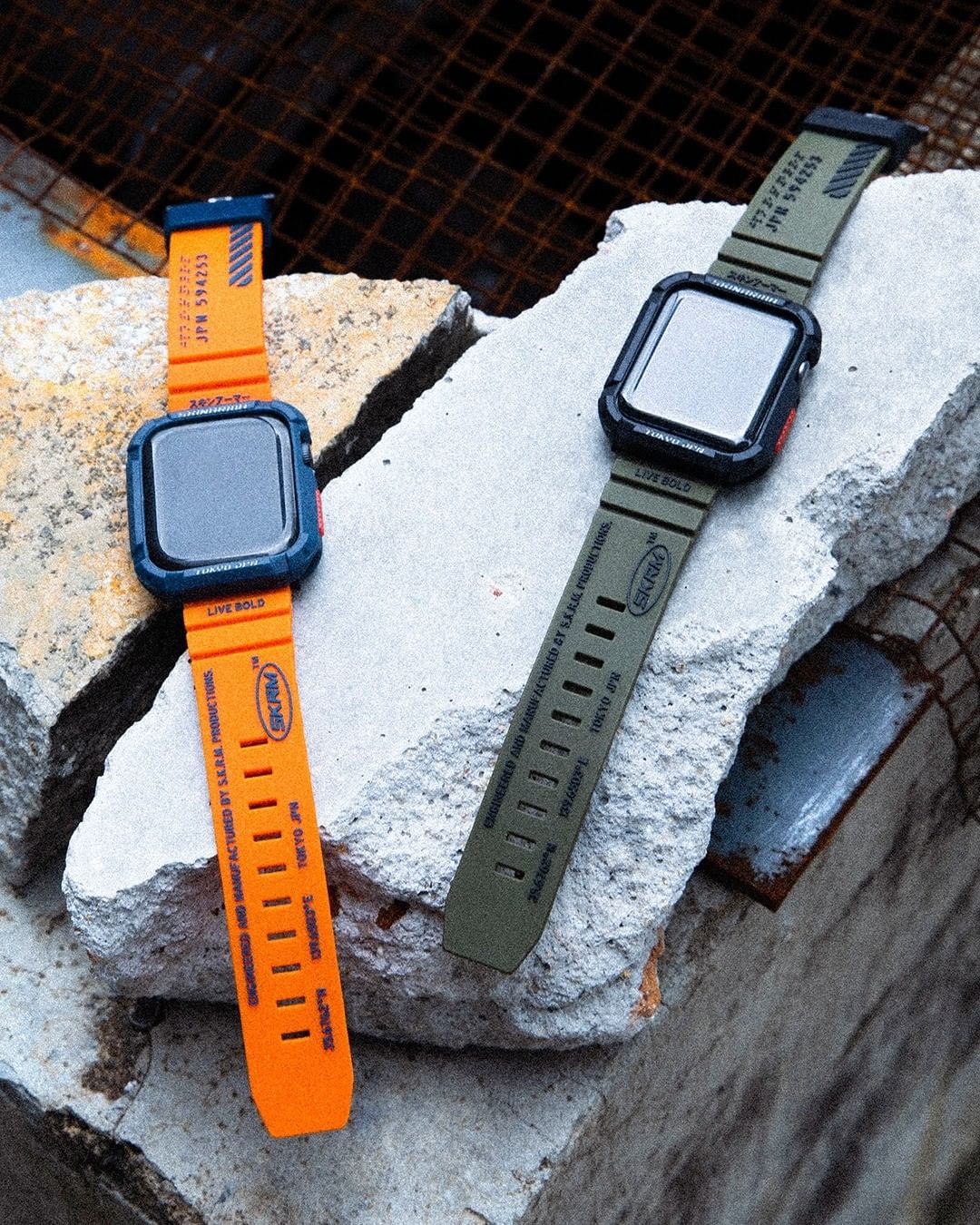 盒損福利品 - Shokku Apple Watch 街頭款矽膠錶帶