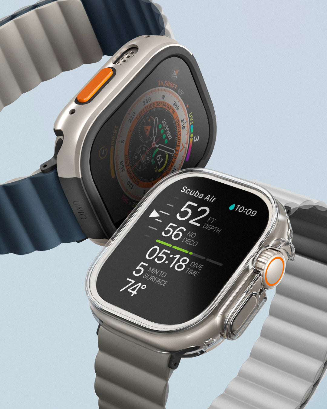 Revix Apple Watch 雙色防水矽膠磁吸錶帶