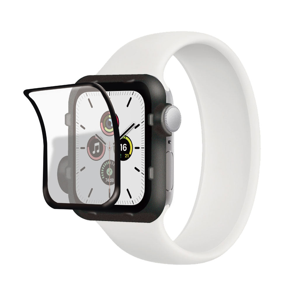 輕鬆貼 Apple Watch 輕薄軟膜滿板亮面螢幕保護貼 40 / 44 mm