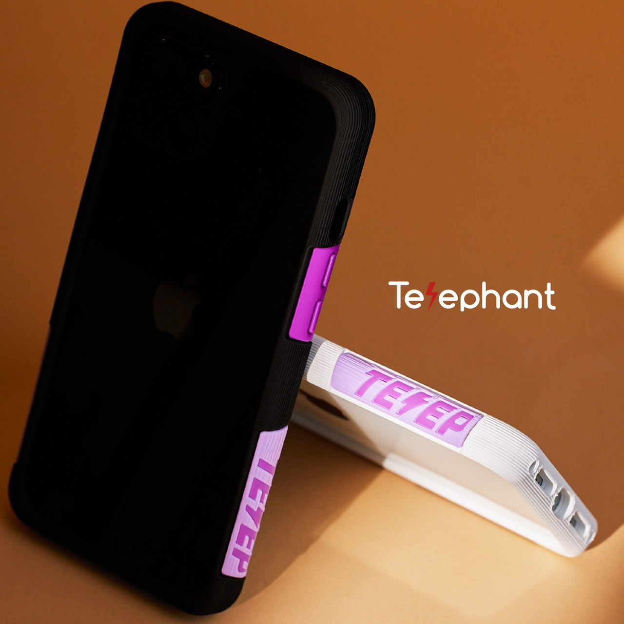 EPI 水波紋抗污防摔手機殼 白紫 iPhone 14 系列