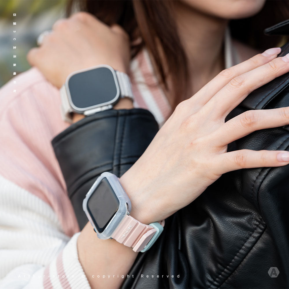 盒損福利品 - Shokku Apple Watch 街頭款矽膠錶帶