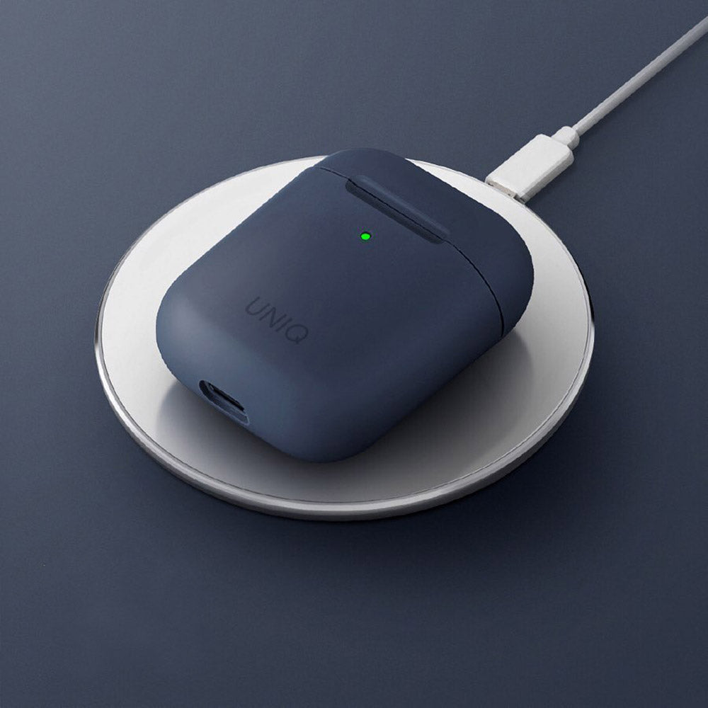 Lino 素色簡約液態矽膠 藍牙耳機保護套（附耳機套） AirPods 1 / 2代