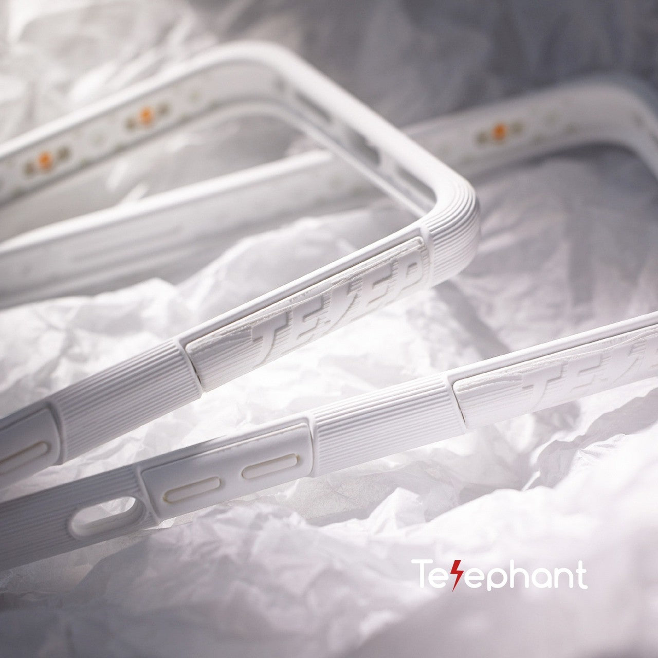 EPI 水波紋抗污防摔手機殼 純白 iPhone 14 系列
