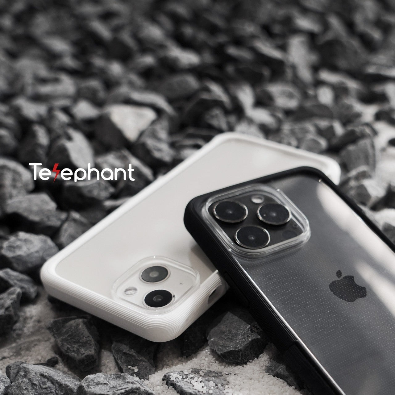 EPI 水波紋抗污防摔手機殼 純黑 iPhone 14 系列