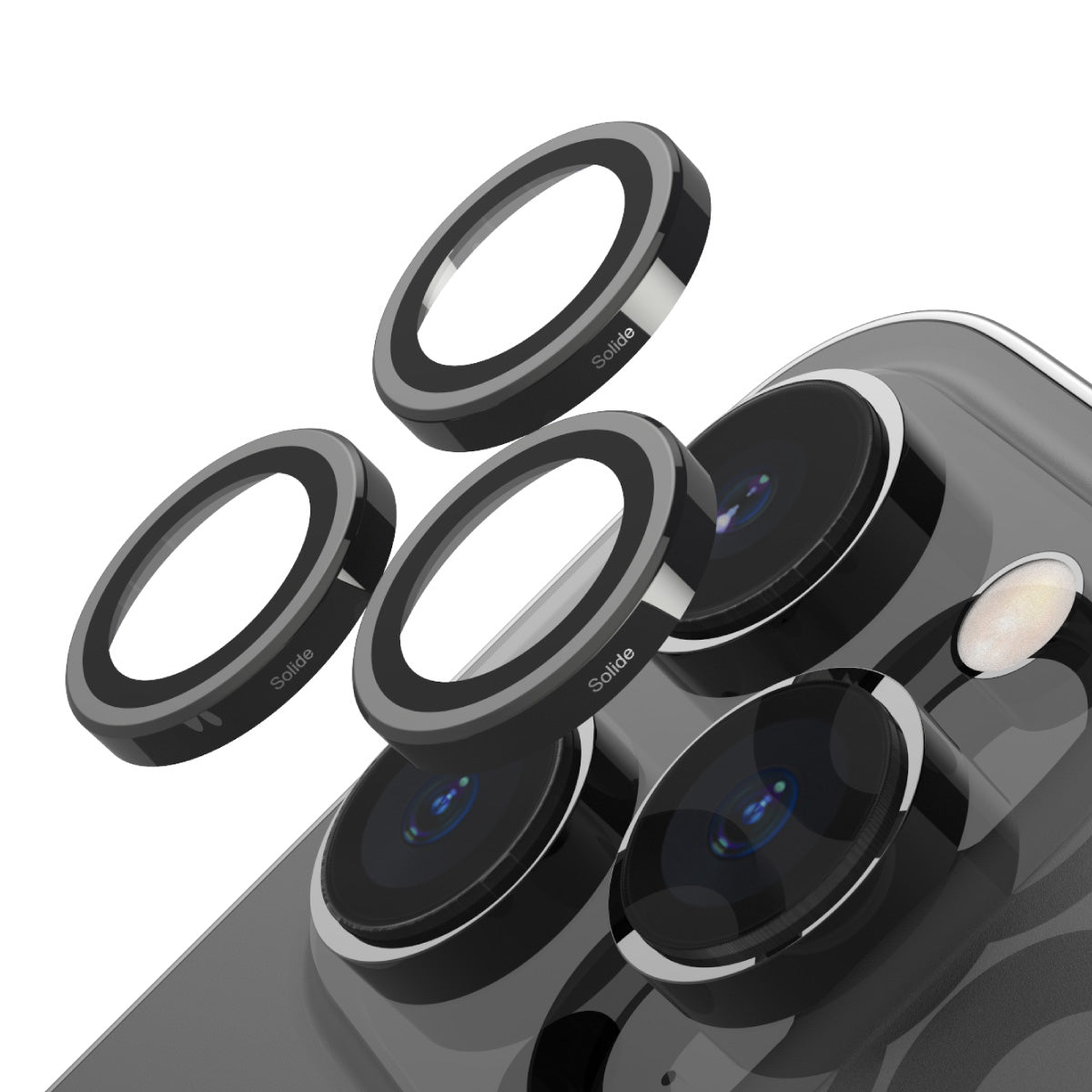 三鏡頭 不鏽鋼 頂級藍寶石鏡頭貼 鏡頭保護貼 iPhone 14 Pro / Pro Max