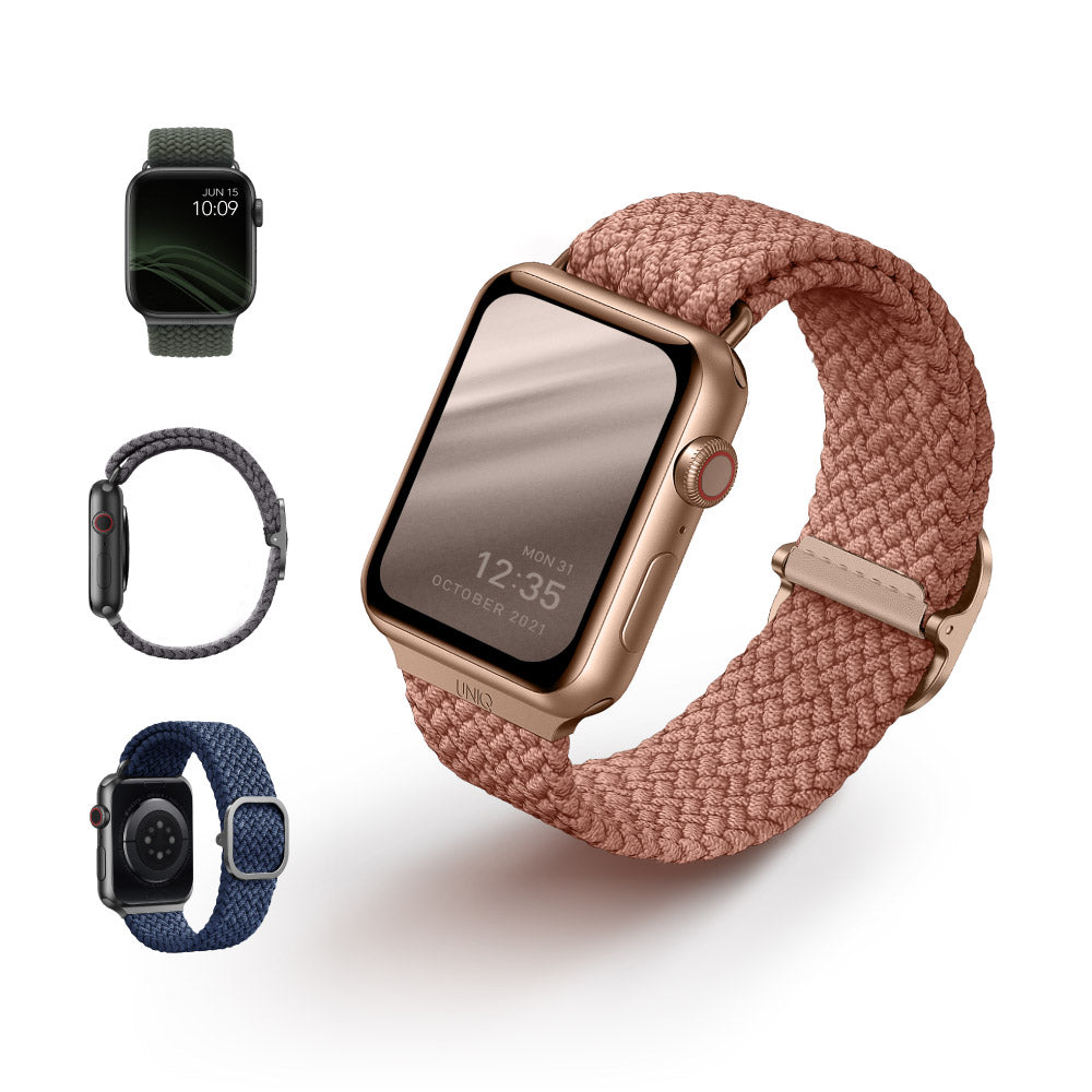 Aspen Apple Watch 防潑水高彈力編織單圈錶帶