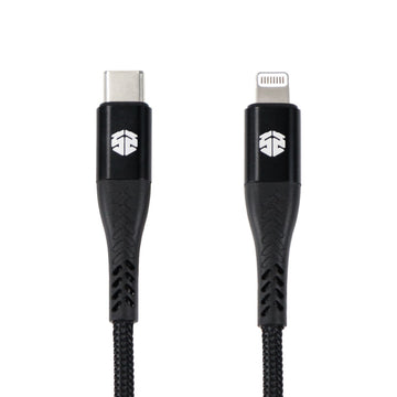 solide 索力得 耐彎折編織快充電傳輸線 MFi認證 USB-C to Lightning 1.3m