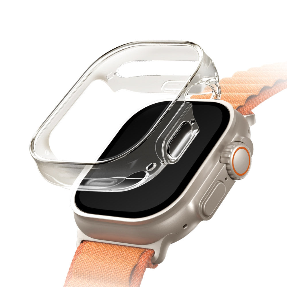 Garde Apple Watch Ultra 全包覆輕薄透明防撞保護框 49 mm