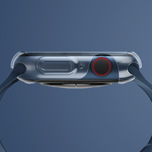 Glase Apple Watch 輕薄透明防撞保護框 41 / 45 mm（2入 透明+透黑）