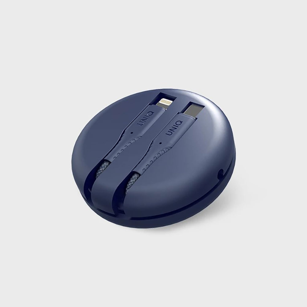 Halo MFI認證快充編織傳輸線 Lightning to USB-C 1.2M (附收納盒)