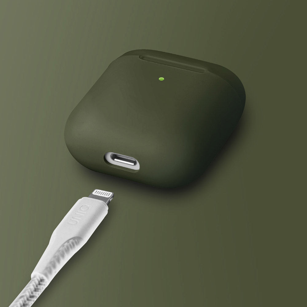 Lino 素色簡約液態矽膠 藍牙耳機保護套（附耳機套） AirPods 1 / 2代