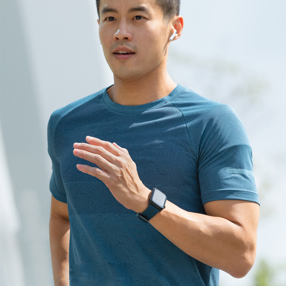 Linus Apple Watch 防水矽膠雙色錶帶