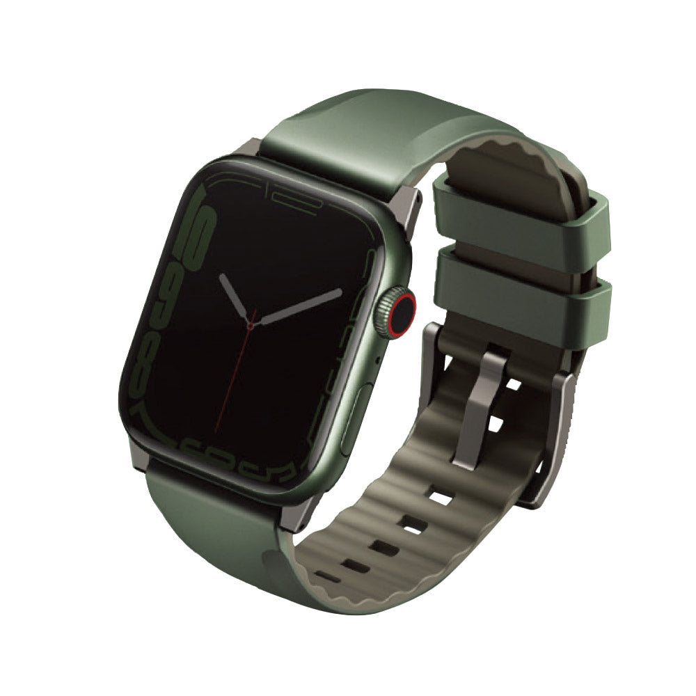 盒損福利品 - Linus Apple Watch 防水矽膠雙色錶帶