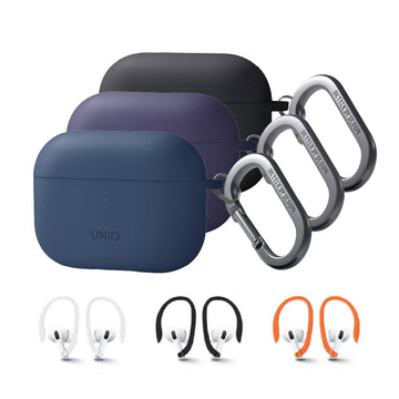 UNIQ 新加坡 Nexo 耳掛運動液態矽膠藍牙耳機保護套(附登山扣) AirPods Pro 第2代