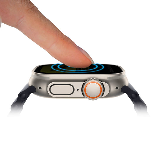 OPTIX Vivid Apple Watch Ultra 滿版高清透9H玻璃保護貼 49 mm