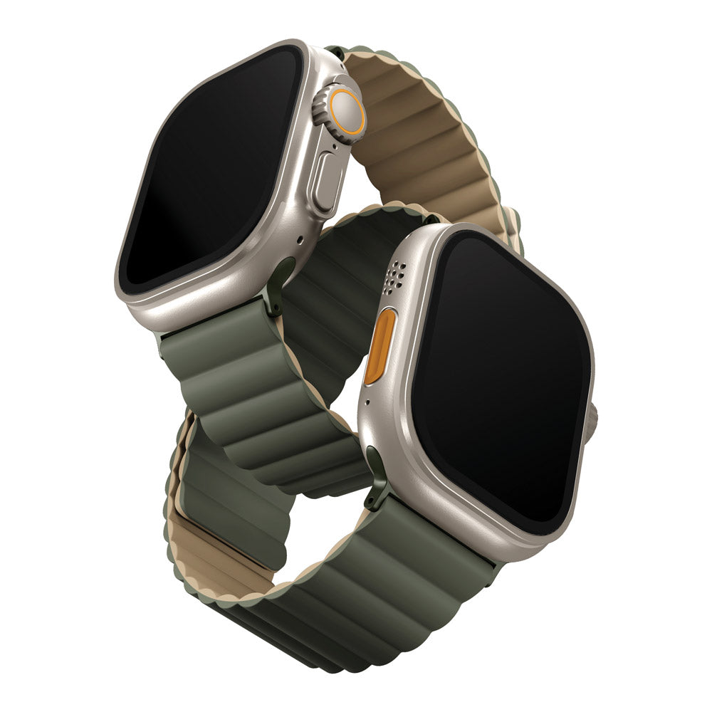 Revix Apple Watch 雙色防水矽膠磁吸錶帶