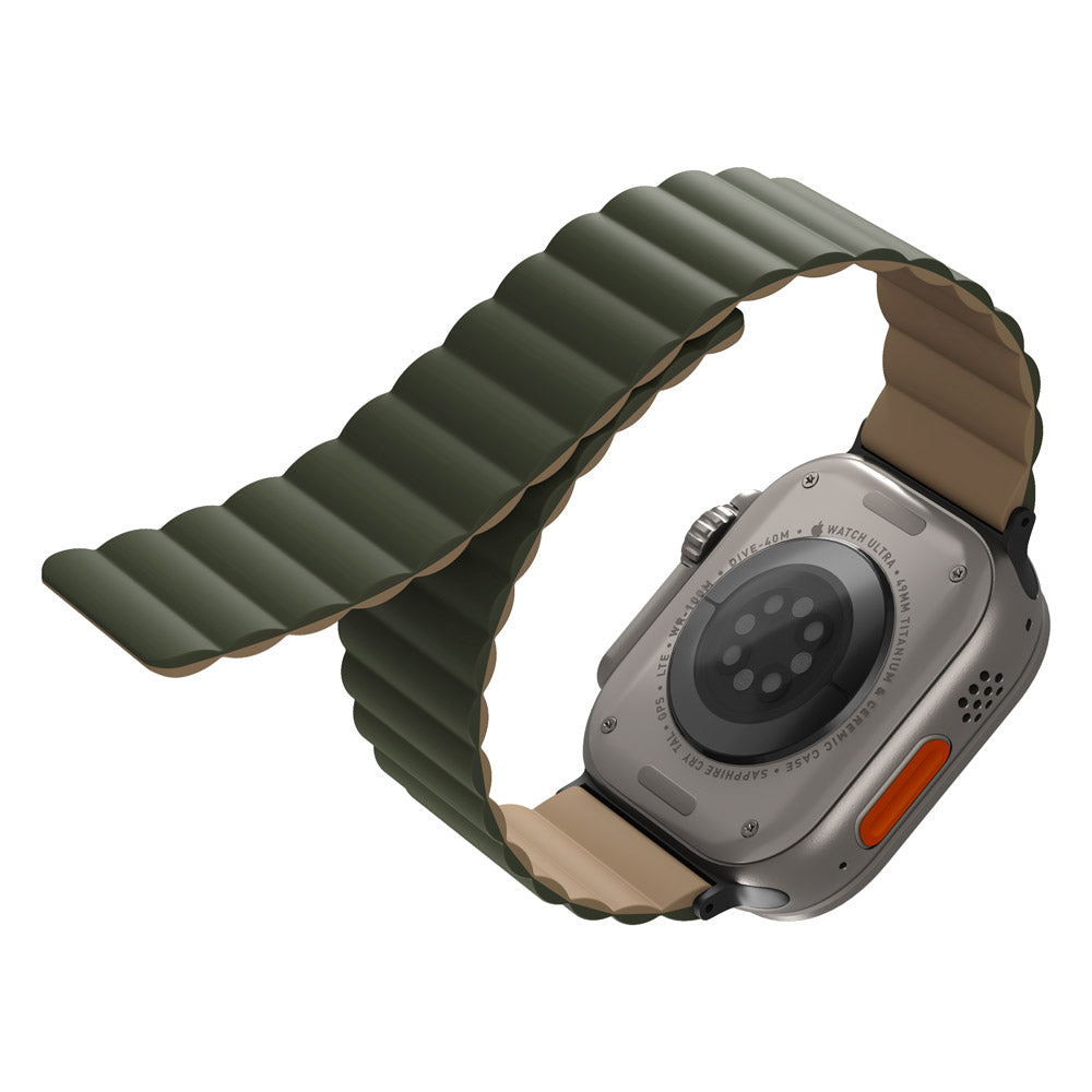 Revix Apple Watch 雙色防水矽膠磁吸錶帶