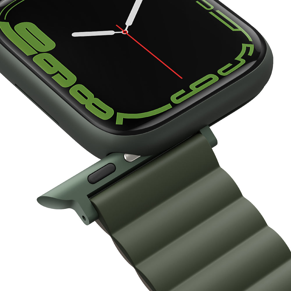 Revix Apple Watch 雙色防水矽膠磁吸錶帶