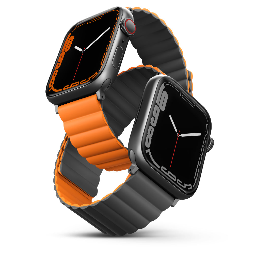 Revix Apple Watch 雙色防水矽膠磁吸錶帶