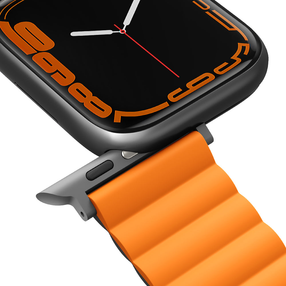 Revix Apple Watch 雙色防水矽膠磁吸錶帶