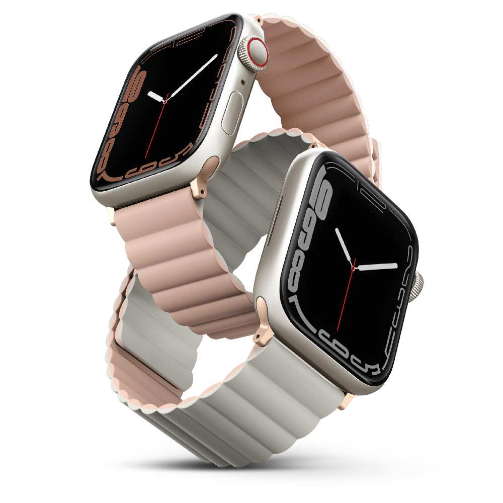 Revix Apple Watch 雙色防水矽膠磁吸錶帶