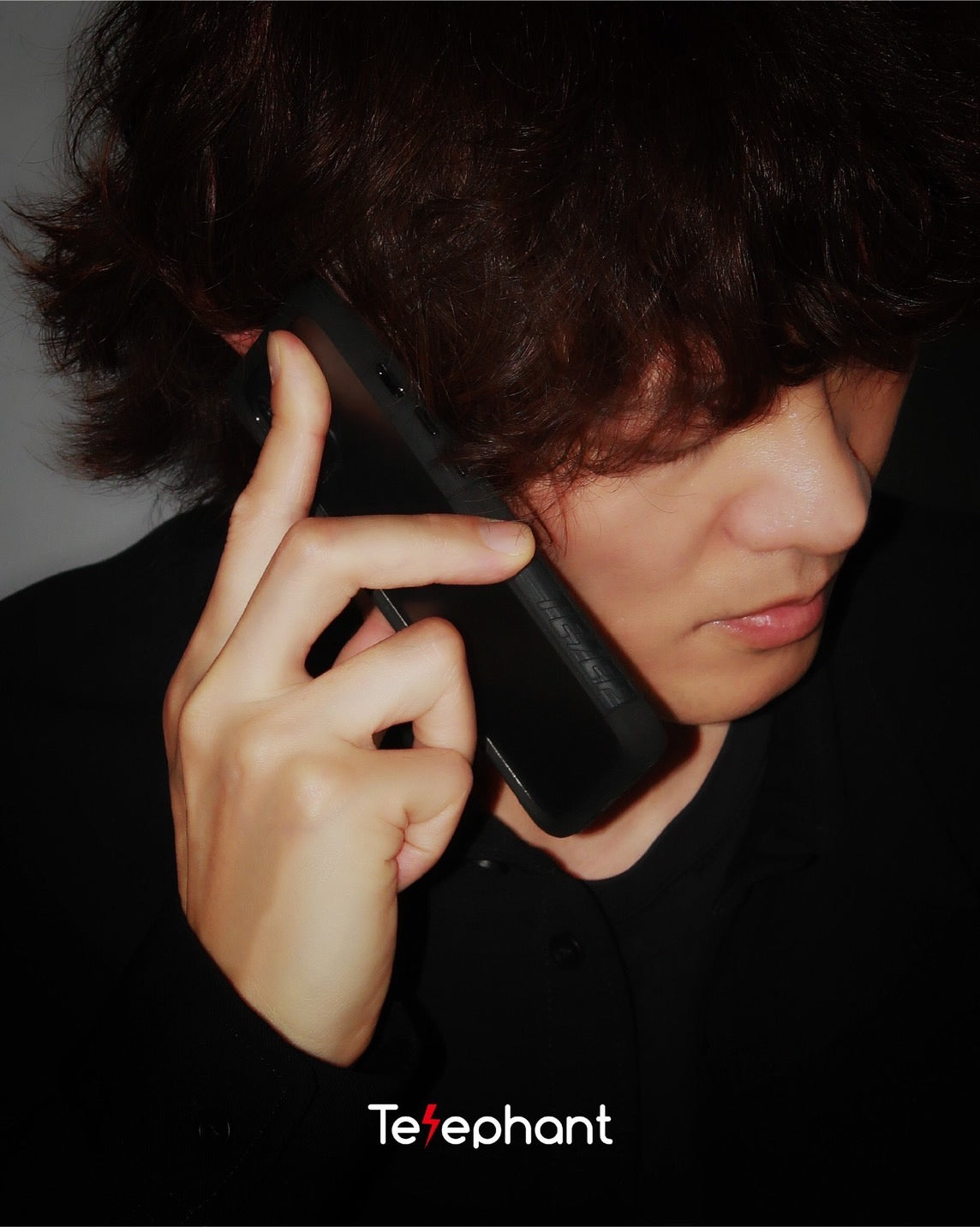 EPI 水波紋抗污防摔手機殼 純黑 iPhone 14 系列