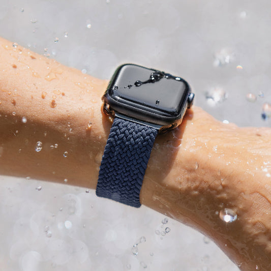 Aspen Apple Watch 防潑水高彈力編織單圈錶帶