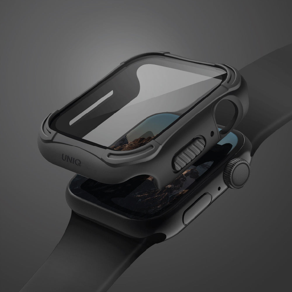 Torres Apple Watch 全包覆9H鋼化玻璃抗菌錶殼 40 / 44 mm